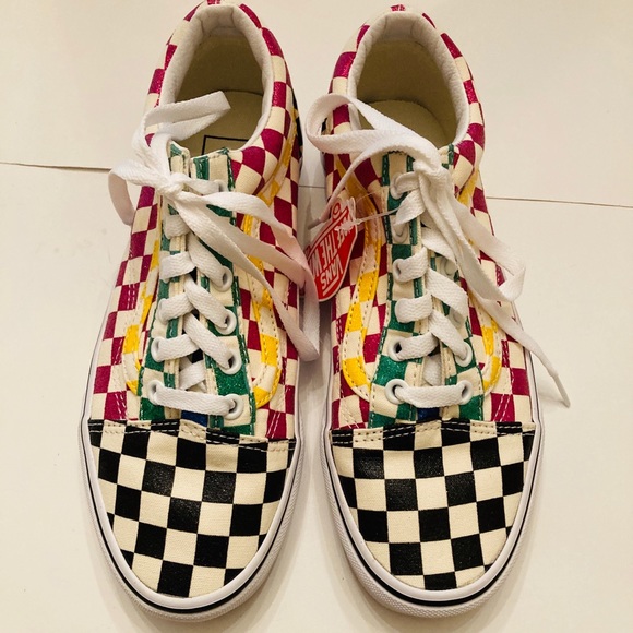 Old Skool Glitter Check Vans - Picture 3 of 4